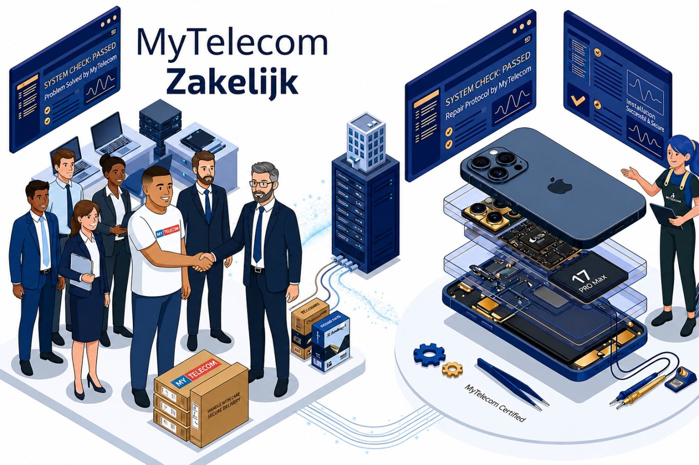 MyTelecom Zakelijk — zakelijke partner voor reparatie van bedrijfstoestellen